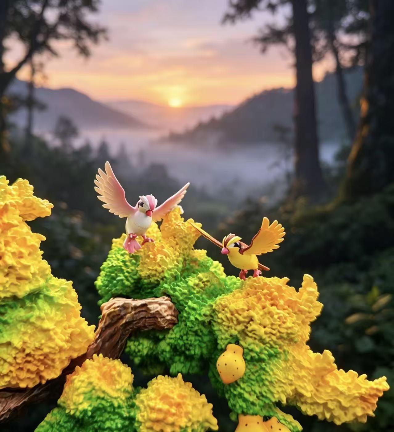 Bu Chong Guan - Pidgey and Caterpie