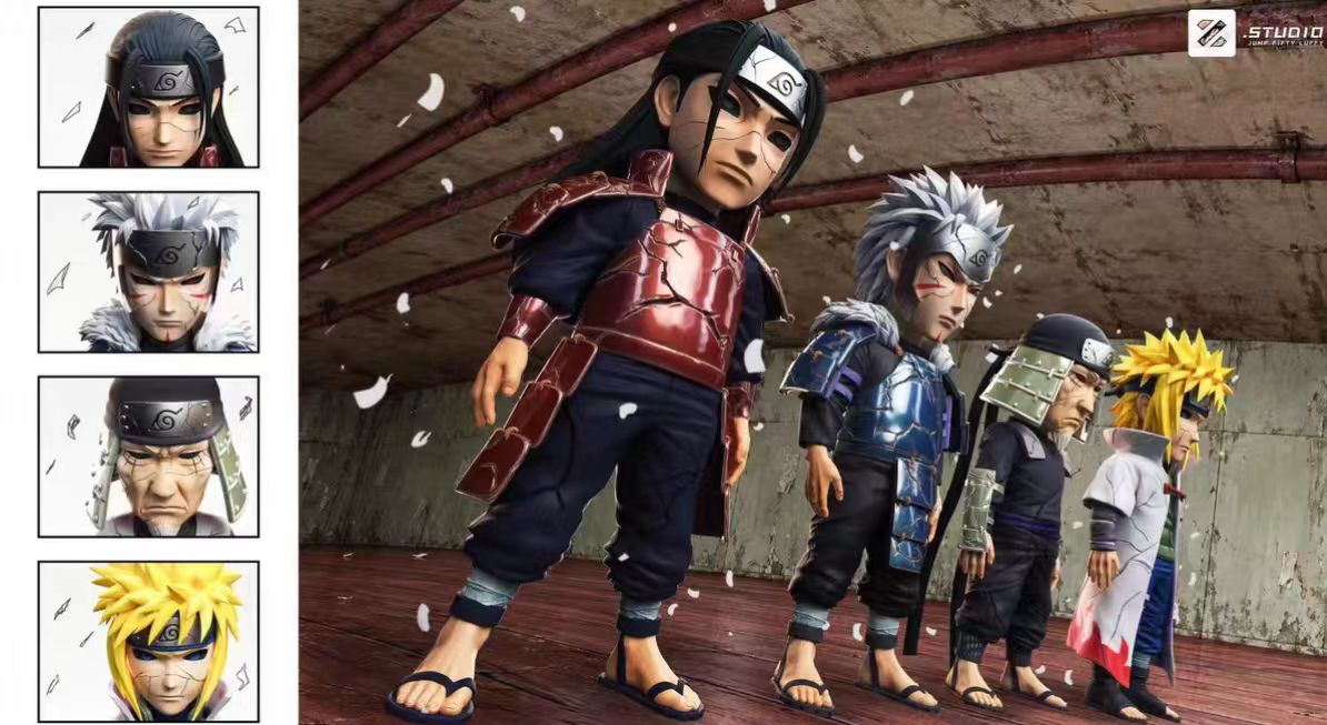 Zzz - Hashirama, Tobirama, Hiruzen and Minato