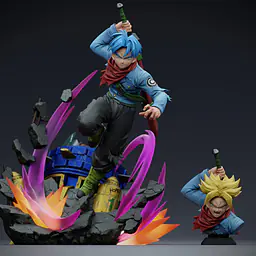 Player 1 - Trunks StatueCorp