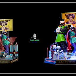 MY - Great Saiyaman Gohan and Videl StatueCorp