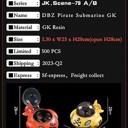JacksDo - Pirate Submarine StatueCorp