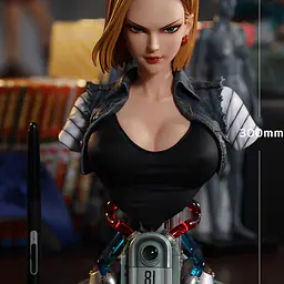 Green Leaf - Android 18 StatueCorp