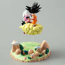 Big Egg - Kid Goku and Chi StatueCorp