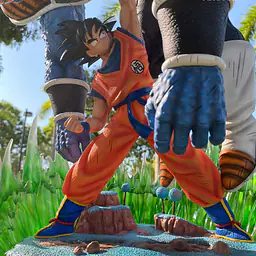 AR - Goku vs Burter StatueCorp