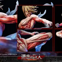 Jimei Palace - Annie vs Eren StatueCorp