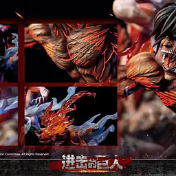 Jimei Palace - Annie vs Eren StatueCorp