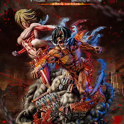 Jimei Palace - Annie vs Eren StatueCorp