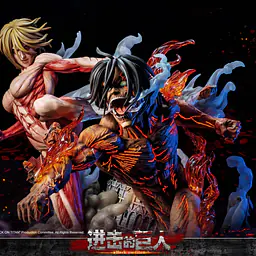 Jimei Palace - Annie vs Eren StatueCorp