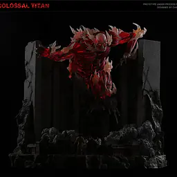 Chikara - Colossal Titan StatueCorp