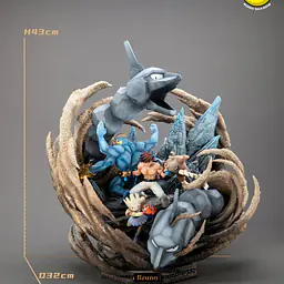 Moon Shadow - Bruno, Machamp, Hitmonlee, Hitmonchan and Onix StatueCorp