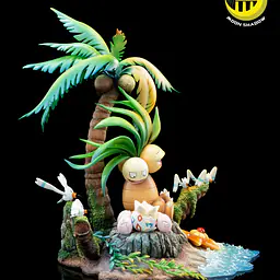 Moon Shadow - Exeggutor, Exeggcute and Togepi StatueCorp