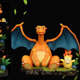 Wasp - Charizard, Psyduck and Oddish StatueCorp