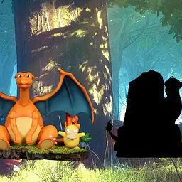 Wasp - Charizard, Psyduck and Oddish StatueCorp