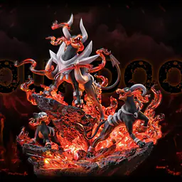 Fantasy - Houndoom StatueCorp