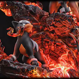 Fantasy - Houndoom StatueCorp