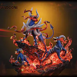 Fantasy - Houndoom StatueCorp