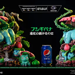 Monster - Venusaur and Bulbasaur StatueCorp
