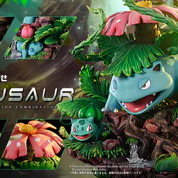 Monster - Venusaur and Bulbasaur StatueCorp