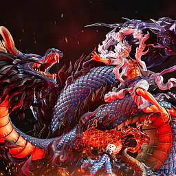 OPM - Kaido vs Luffy StatueCorp