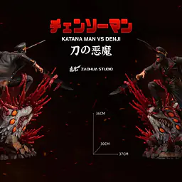 Zao Hua - Katana vs Denji StatueCorp