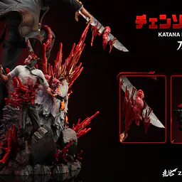 Zao Hua - Katana vs Denji StatueCorp