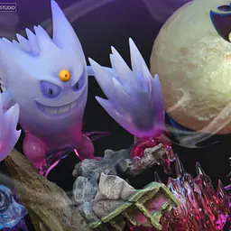 Crescent - Gengar Family StatueCorp