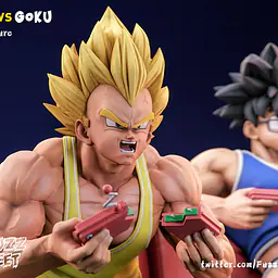 Fuzzfeet - Goku and Vegeta StatueCorp