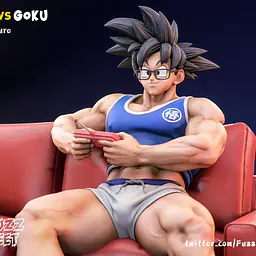 Fuzzfeet - Goku and Vegeta StatueCorp
