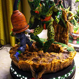 PBR - Cell First Form vs Android 17 StatueCorp