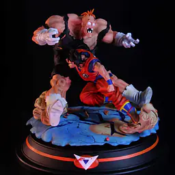 PBR - Goku vs Recoome StatueCorp