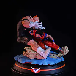 PBR - Goku vs Recoome StatueCorp