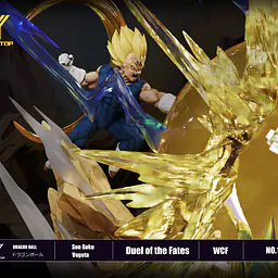 Sky Top - SSJ Goku vs Majin Vegeta StatueCorp