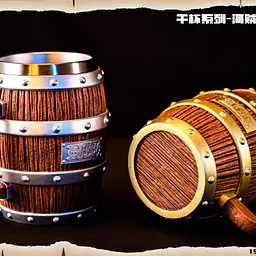 PSD - Barrel Mug StatueCorp
