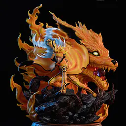 MY - Kurama and Naruto StatueCorp