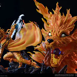 MY - Kurama and Naruto StatueCorp