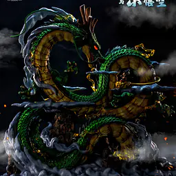 Yoyo - Shenron and Kid Goku StatueCorp