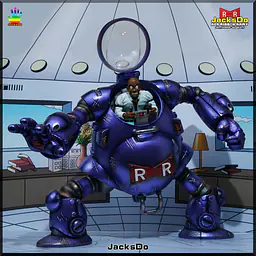 JacksDo - Red Ribbon Army vol. 8 Officer Black StatueCorp