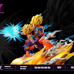 Sky Top - SSJ Goku and Gohan StatueCorp