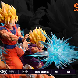 Sky Top - SSJ Goku and Gohan StatueCorp