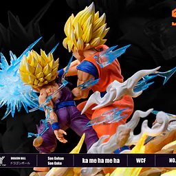 Sky Top - SSJ Goku and Gohan StatueCorp
