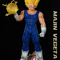 F4 - Majin Vegeta Lifesize StatueCorp