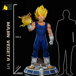 F4 - Majin Vegeta Lifesize StatueCorp