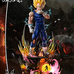 Temple - SSJ Goku and Majin Vegeta StatueCorp