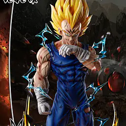 Temple - SSJ Goku and Majin Vegeta StatueCorp