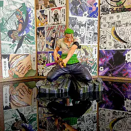 Black - Zoro StatueCorp