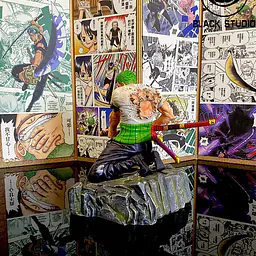 Black - Zoro StatueCorp