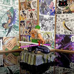 Black - Zoro StatueCorp