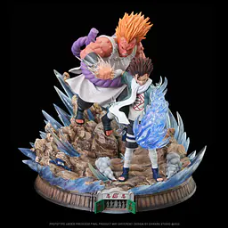 Chikara - Choji vs Jirobo StatueCorp