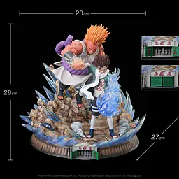 Chikara - Choji vs Jirobo StatueCorp