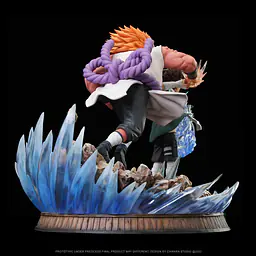 Chikara - Choji vs Jirobo StatueCorp